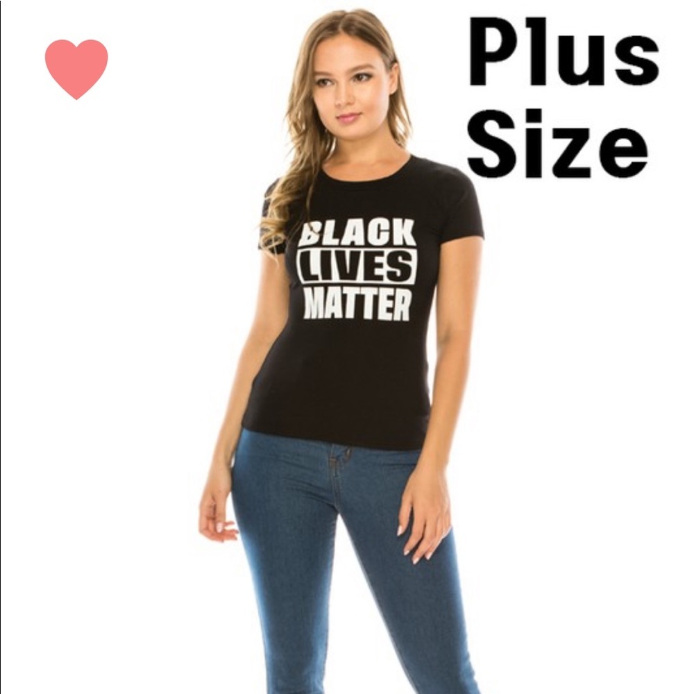 Regular & Plus Size BLM Black Lives Matter Tee
